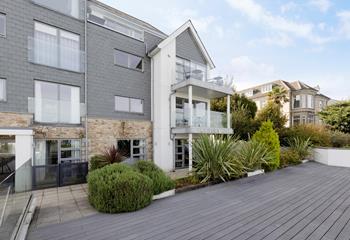 Located on the ground floor, Sea Salt benefits from a large patio.