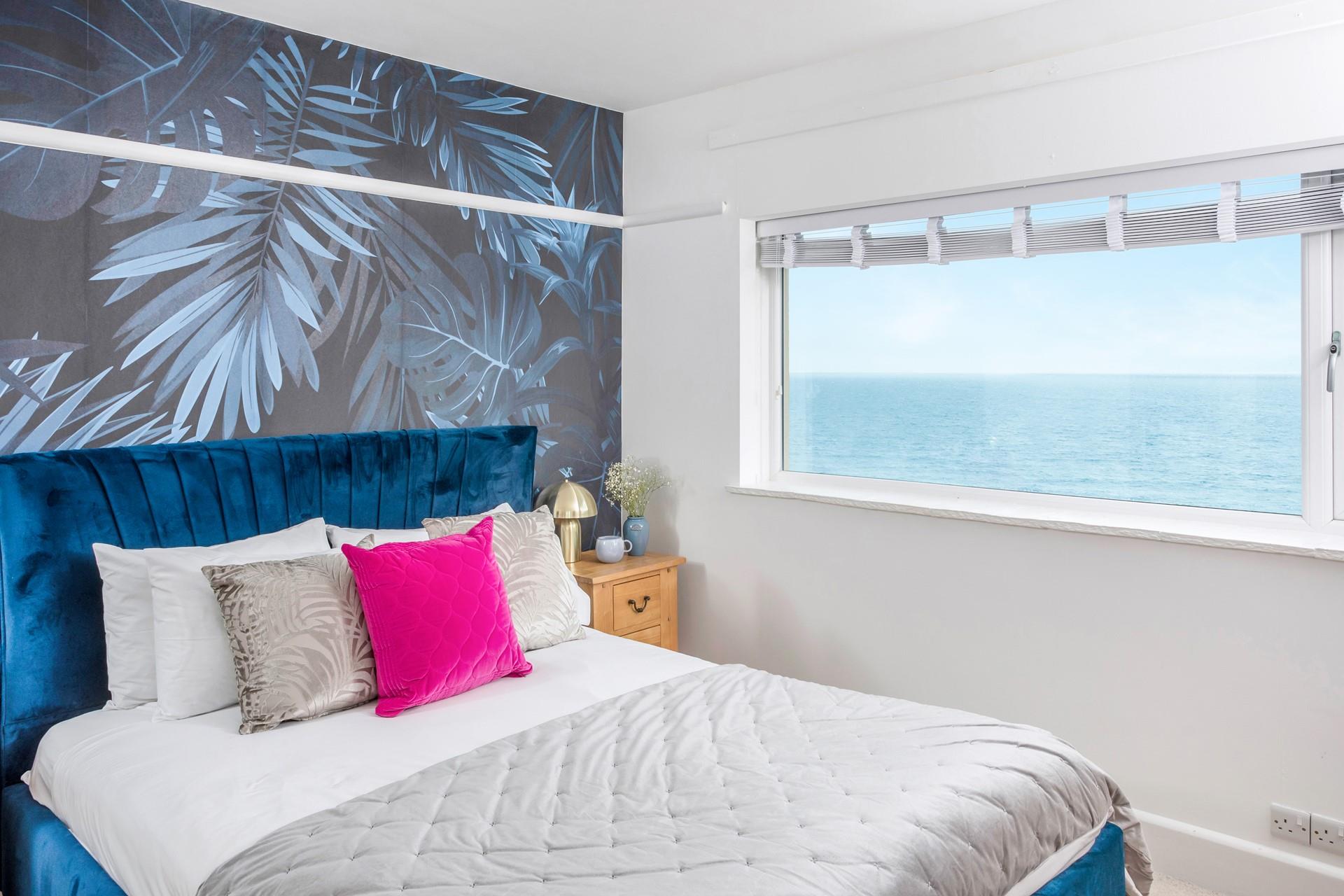 Sink into the luxurious bed and drift into a dreamy night's sleep.