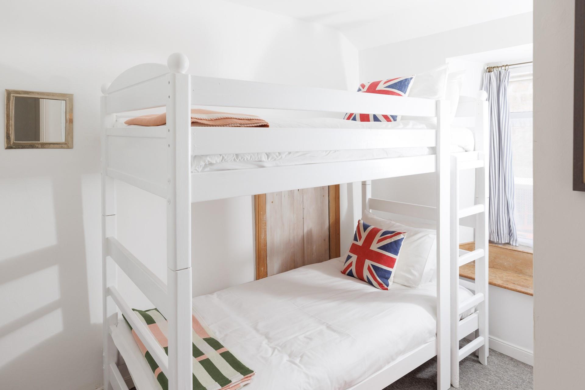 Kids will love the bunk bedroom!