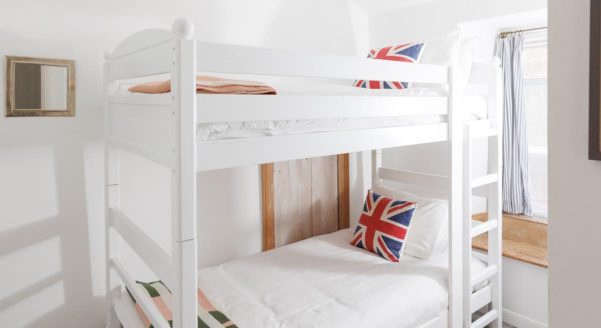 Kids will love the bunk bedroom!