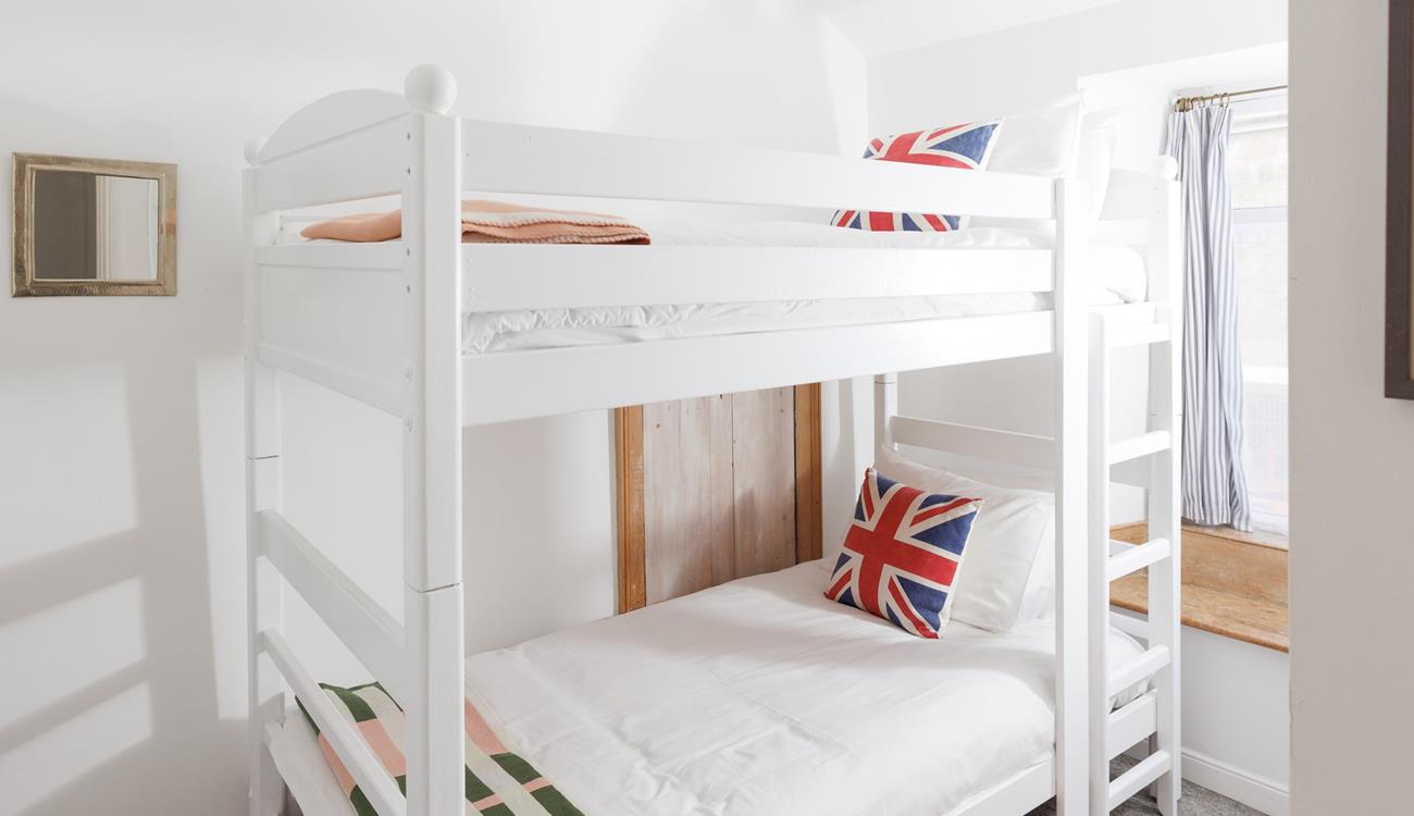 Kids will love the bunk bedroom!