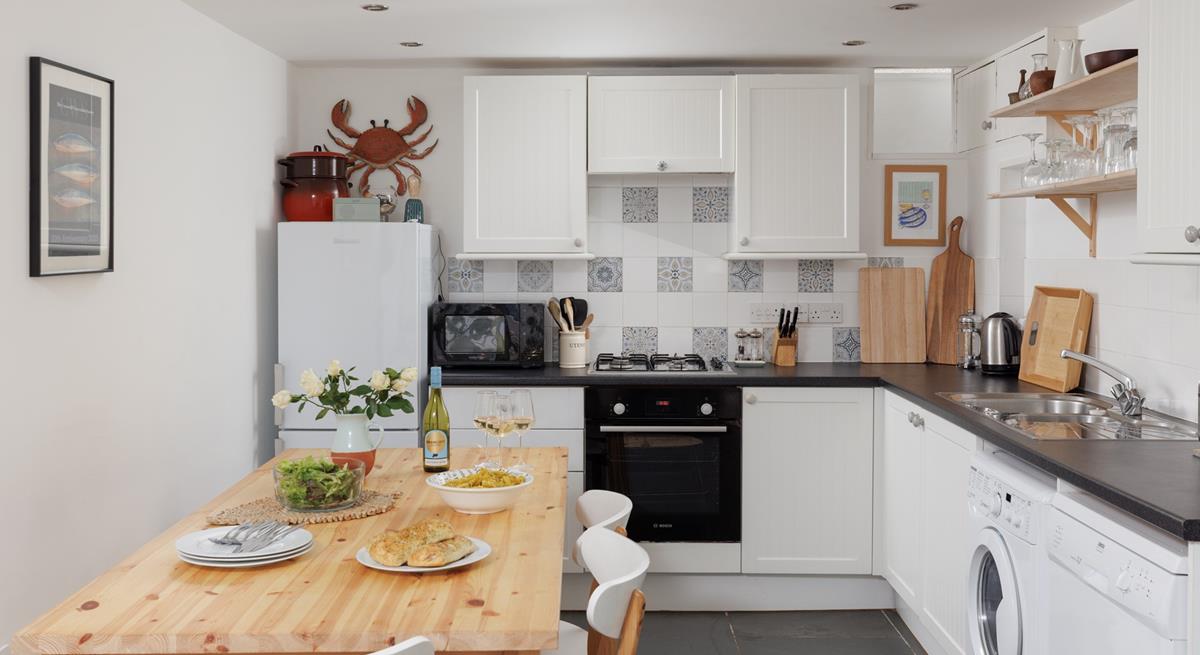 Pick up delicious treats from the local delis and bakeries to enjoy around the dining table.