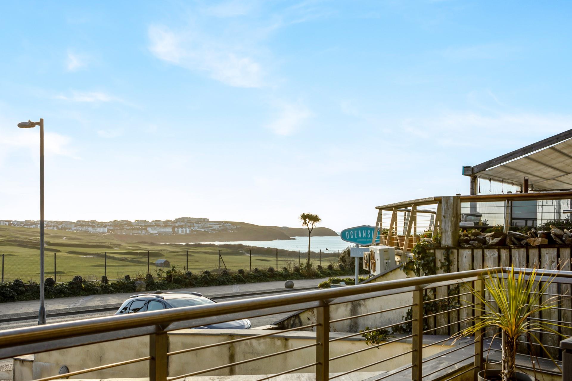 Watch the sunset over the sea with a cold glass of wine.