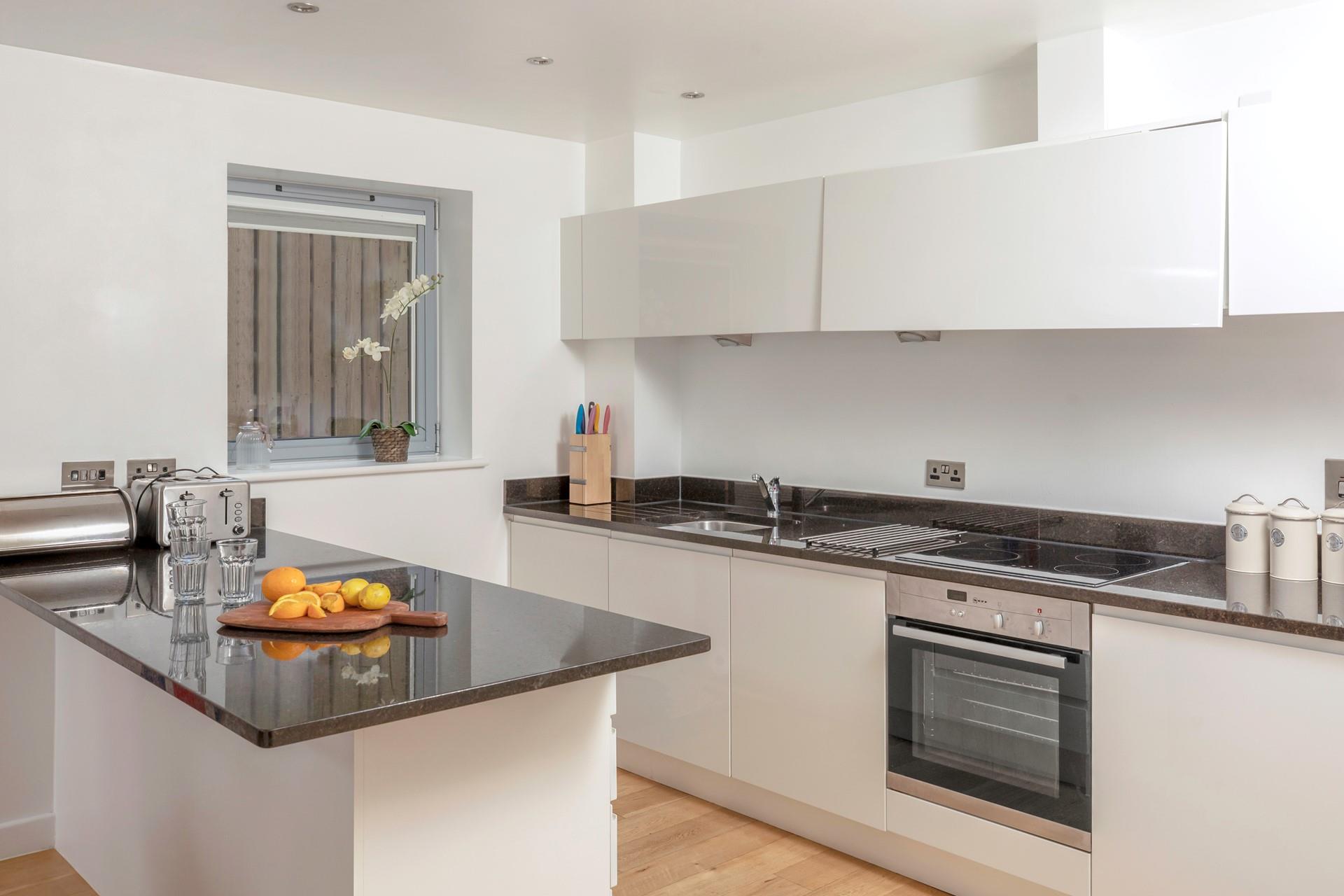 The kitchen is well-equipped, providing everything you need to cook up a feast.