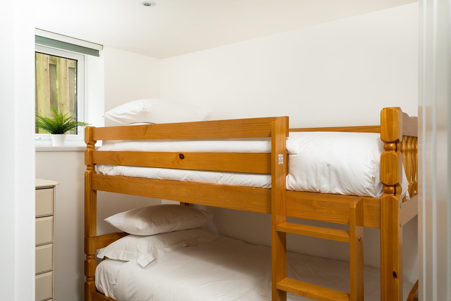 Kids will love the fun of these bunk beds.