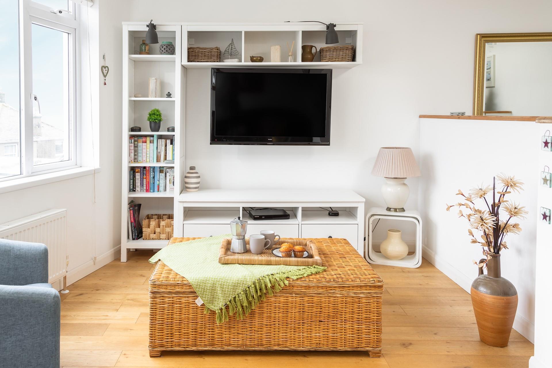 Enjoy afternoon tea and cake after spending the morning on Porthmeor beach.