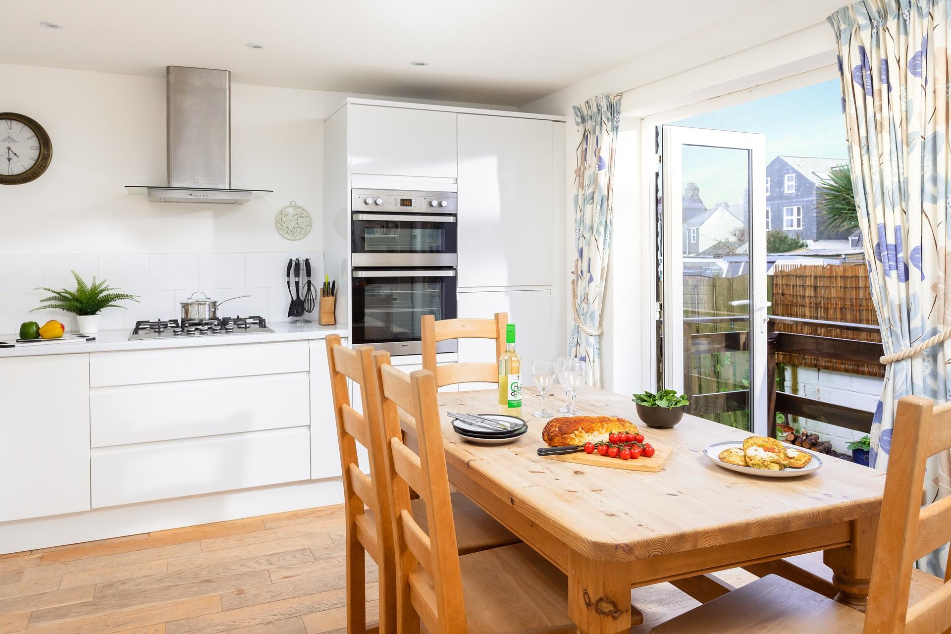 Listen to the morning bird song whilst eating a tasty cooked breakfast.