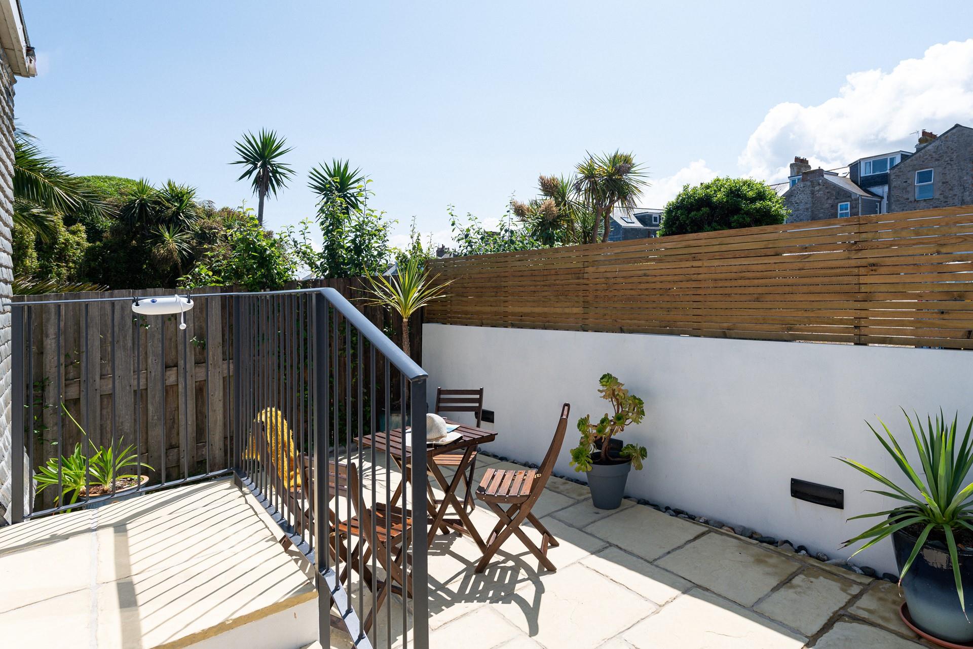 Enclosed courtyard, the perfect spot for afternoon tea or alfresco dining. 