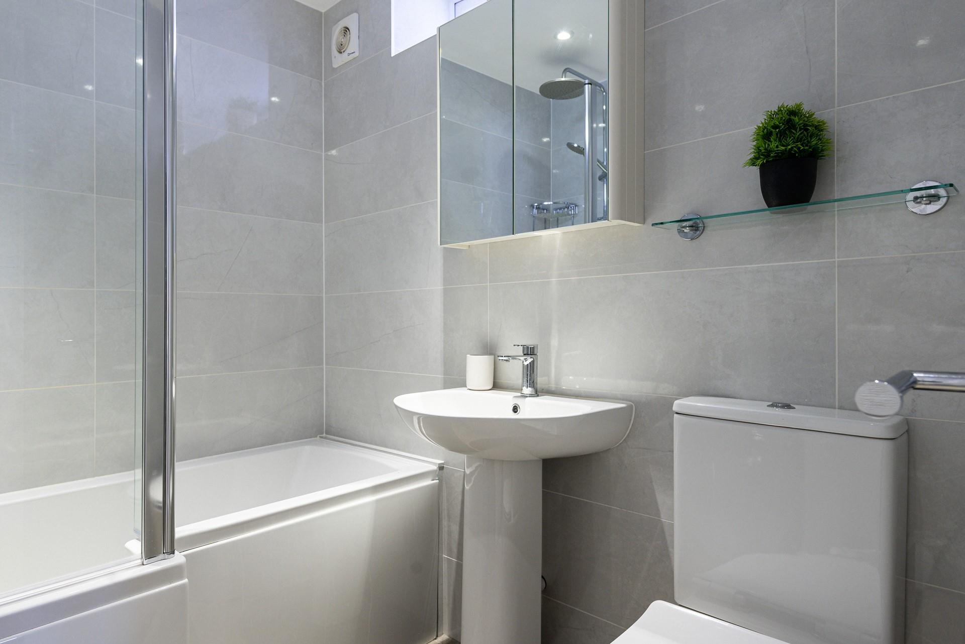 Relax and unwind by running yourself a bubble bath.