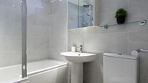 Relax and unwind by running yourself a bubble bath.