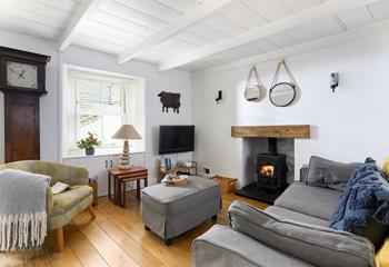 A tucked-away cottage, 1 Sandows Lane blends country chic with modern decor to create a homely feel.