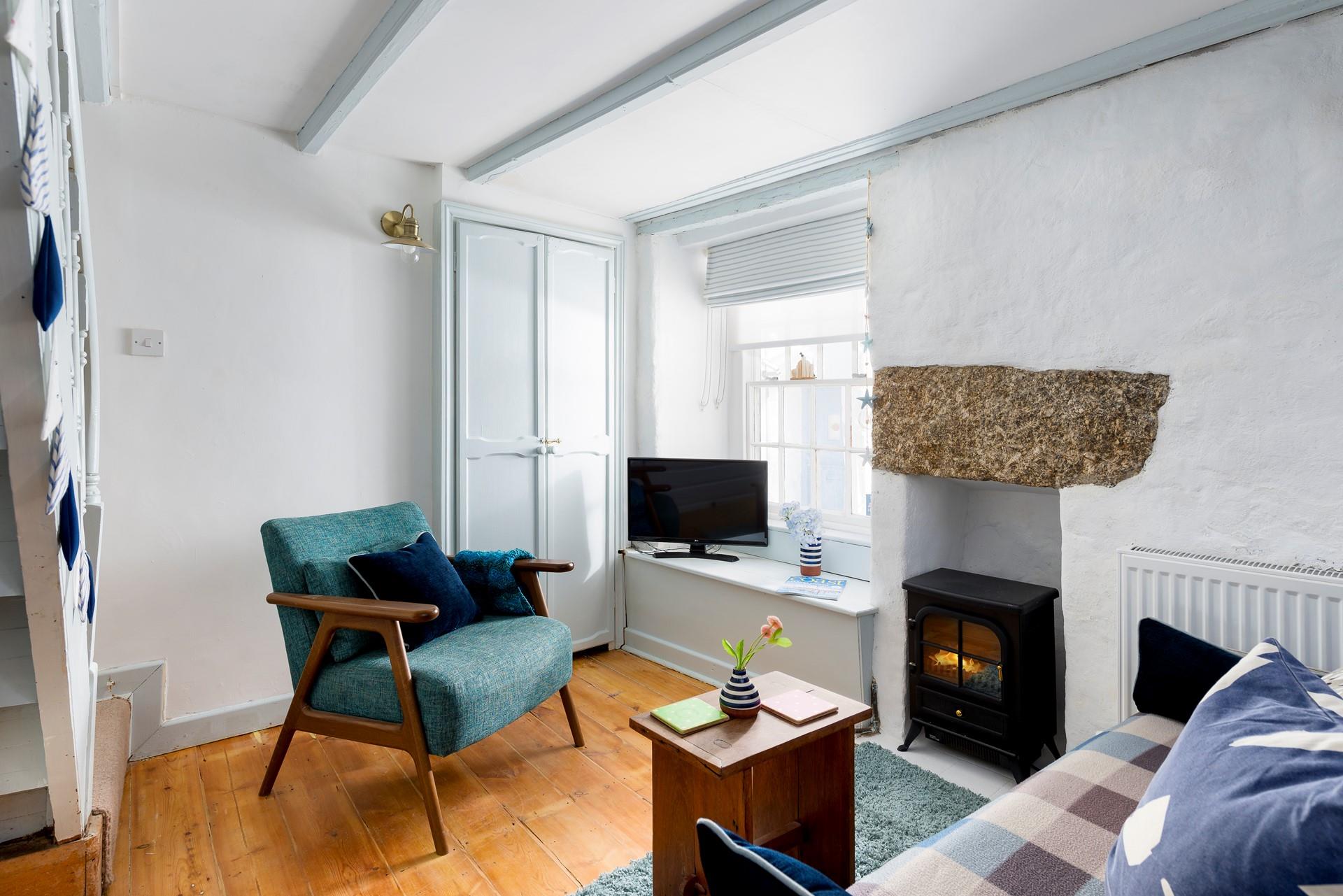 Turn on the fire on chilly winter evenings and cuddle up after a blustery beach walk.