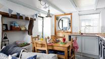 The characterful kitchen is well-equipped to cook up a storm.