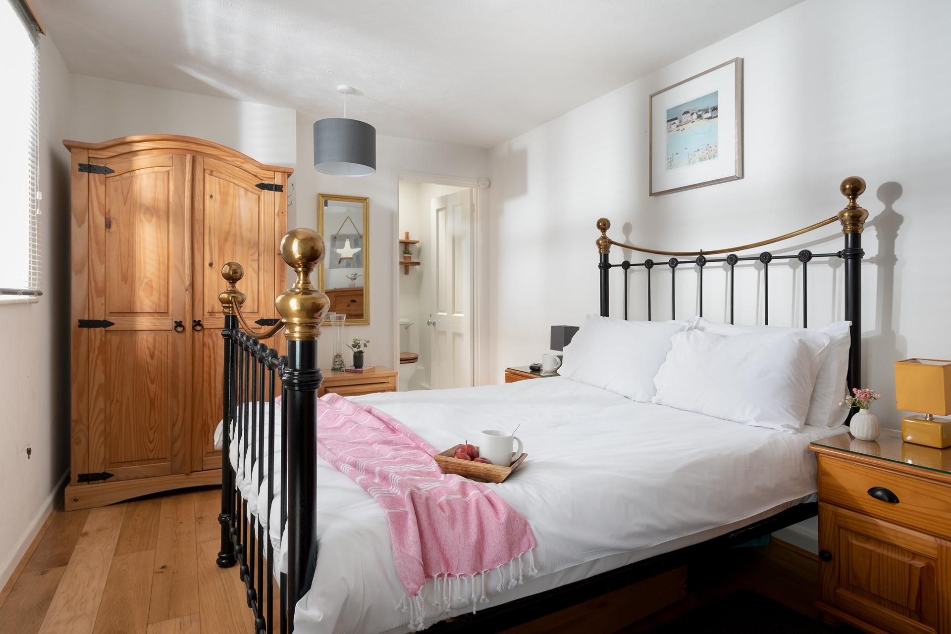 The annexe offers additional space and privacy, perfect for couples or older children.