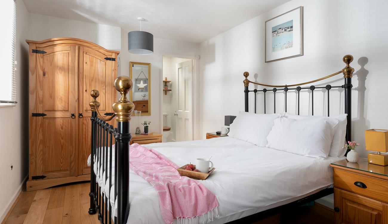 The annexe offers additional space and privacy, perfect for couples or older children.