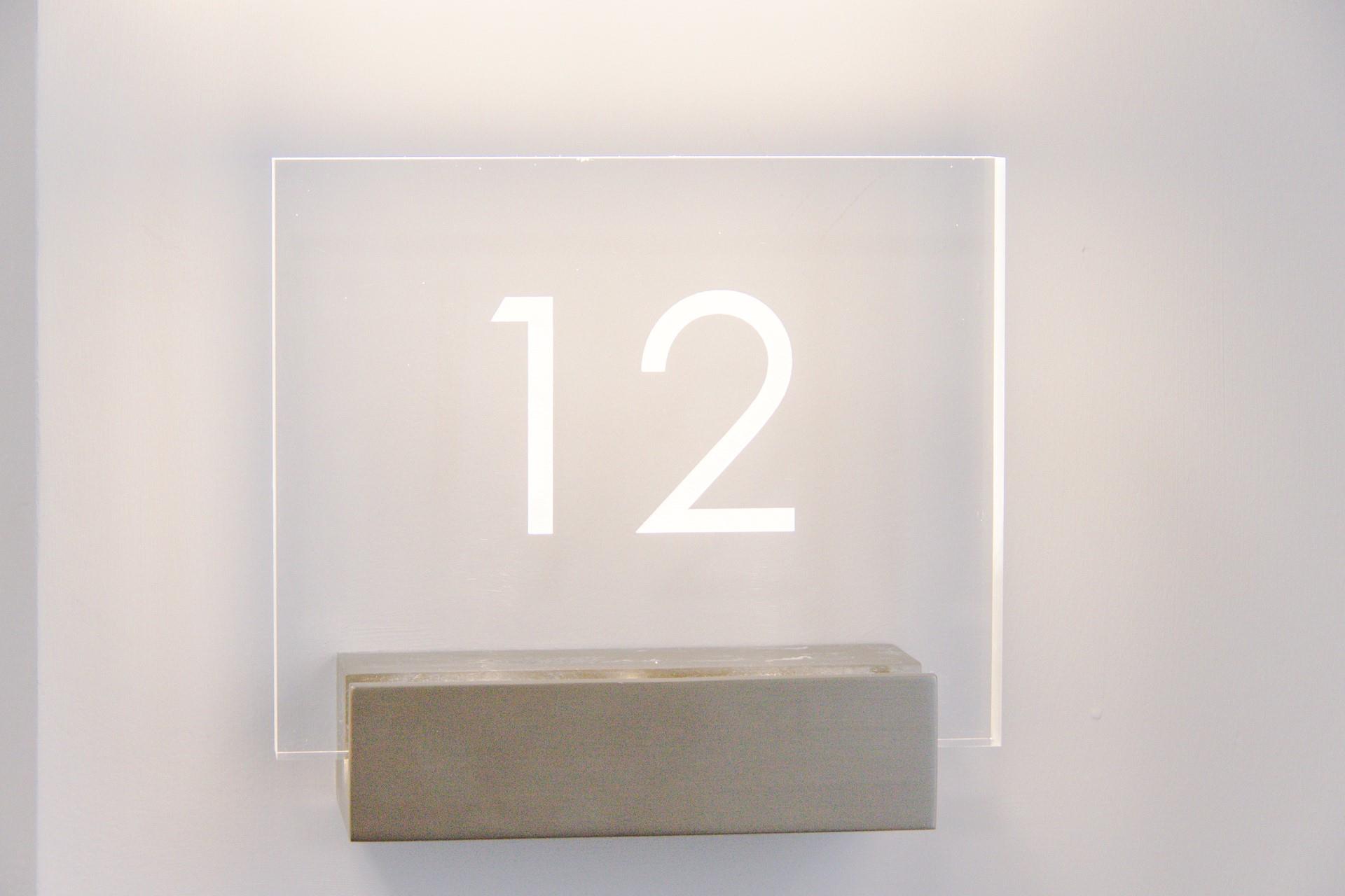 Charming signage ensures the property is easy to find.