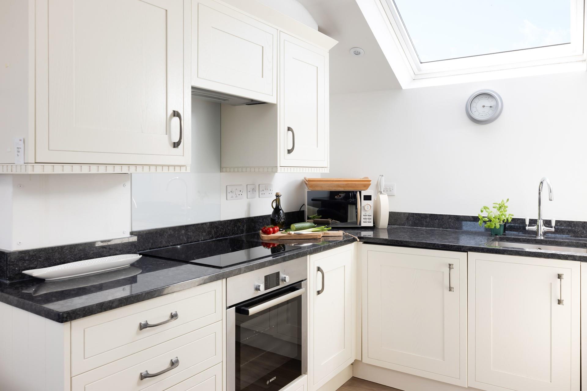 The kitchen is fabulously well-equipped and ready for the chef to cook up a delivious meal.  