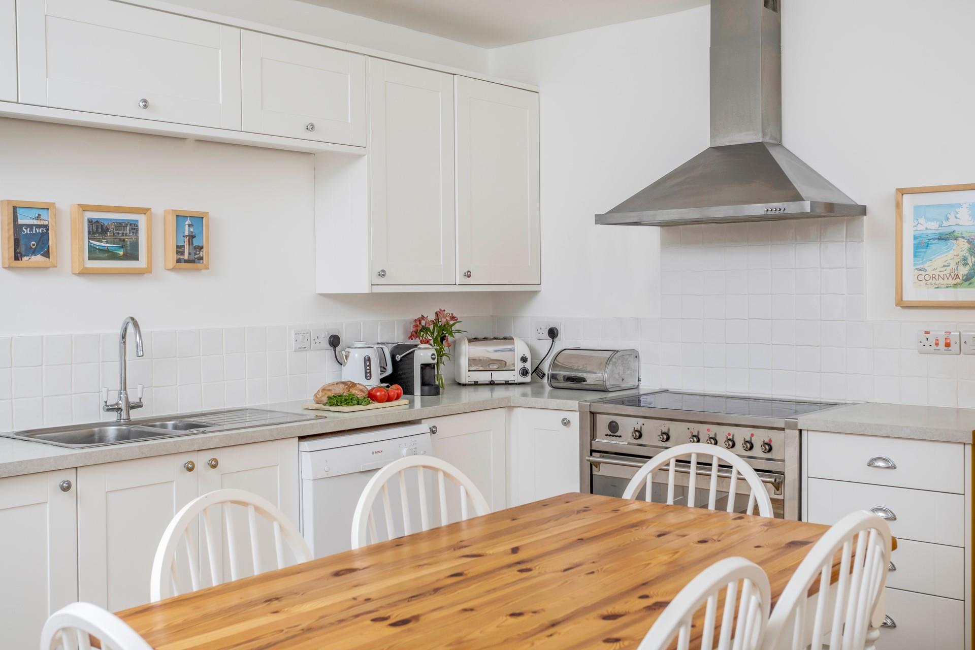 Gather around the table as a family and tuck into fresh pastries in the morning.