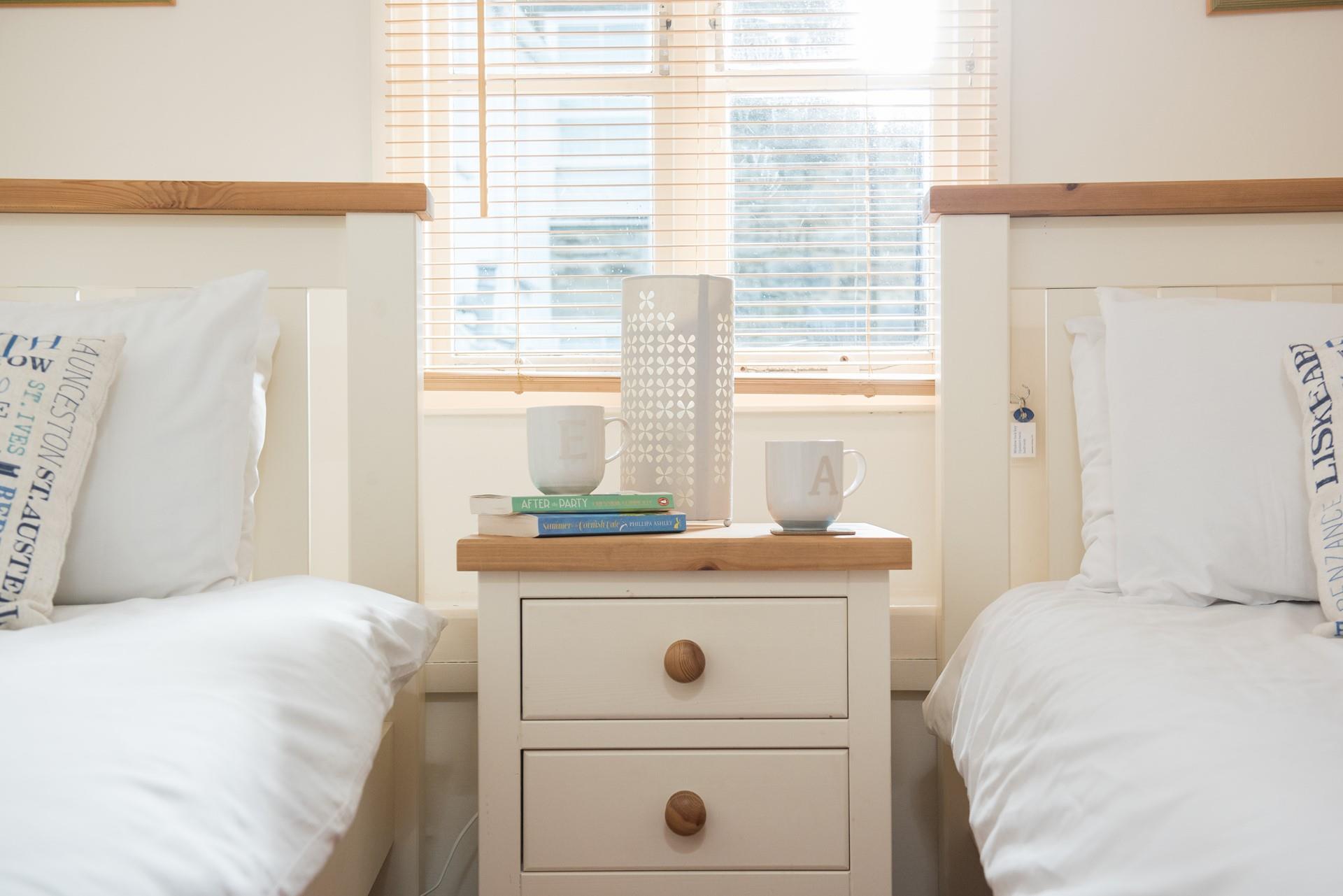 Bedroom 3 has twin beds perfect for the kids.