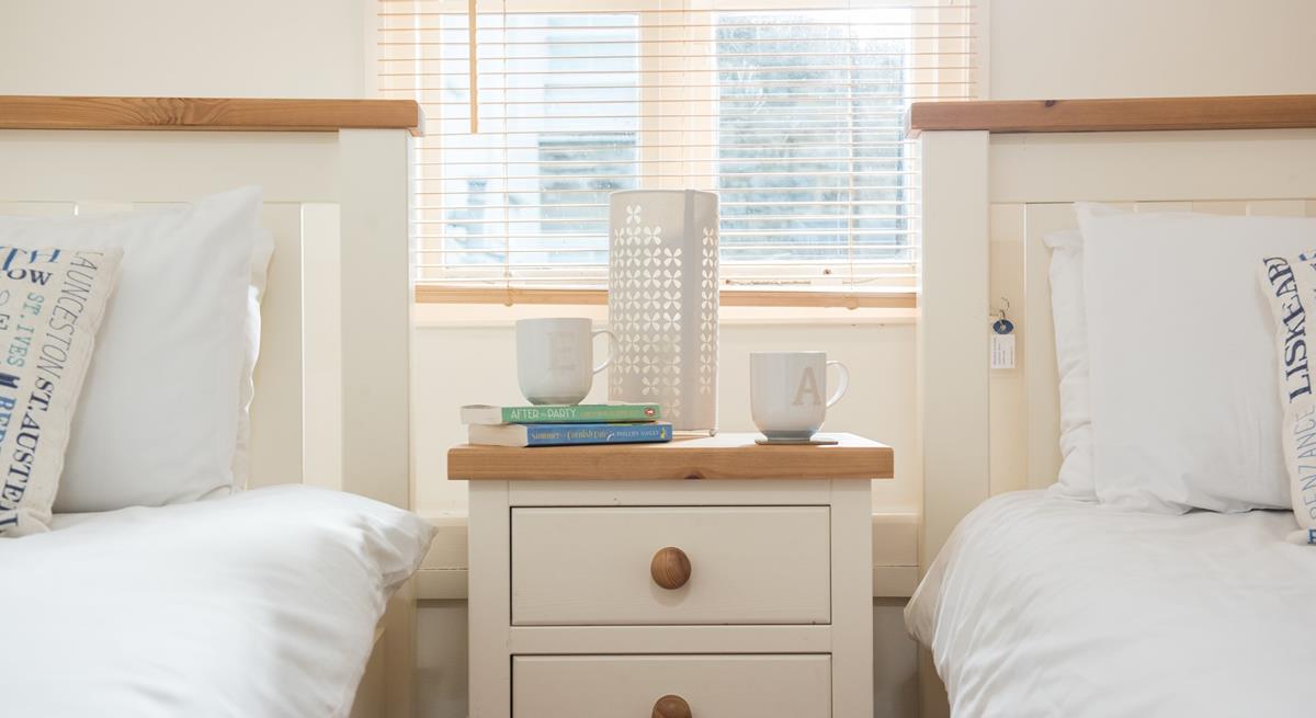 Bedroom 3 has twin beds perfect for the kids.