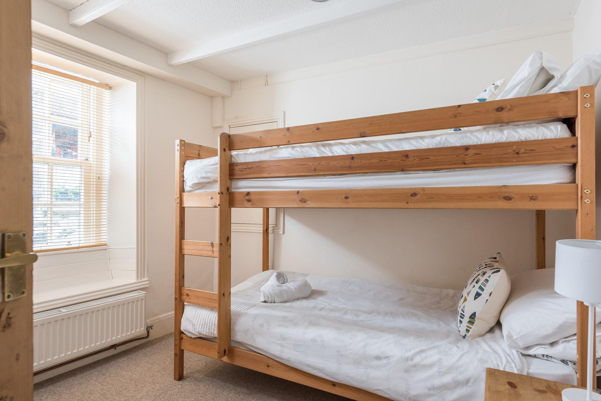 Kids will love the bunk beds.