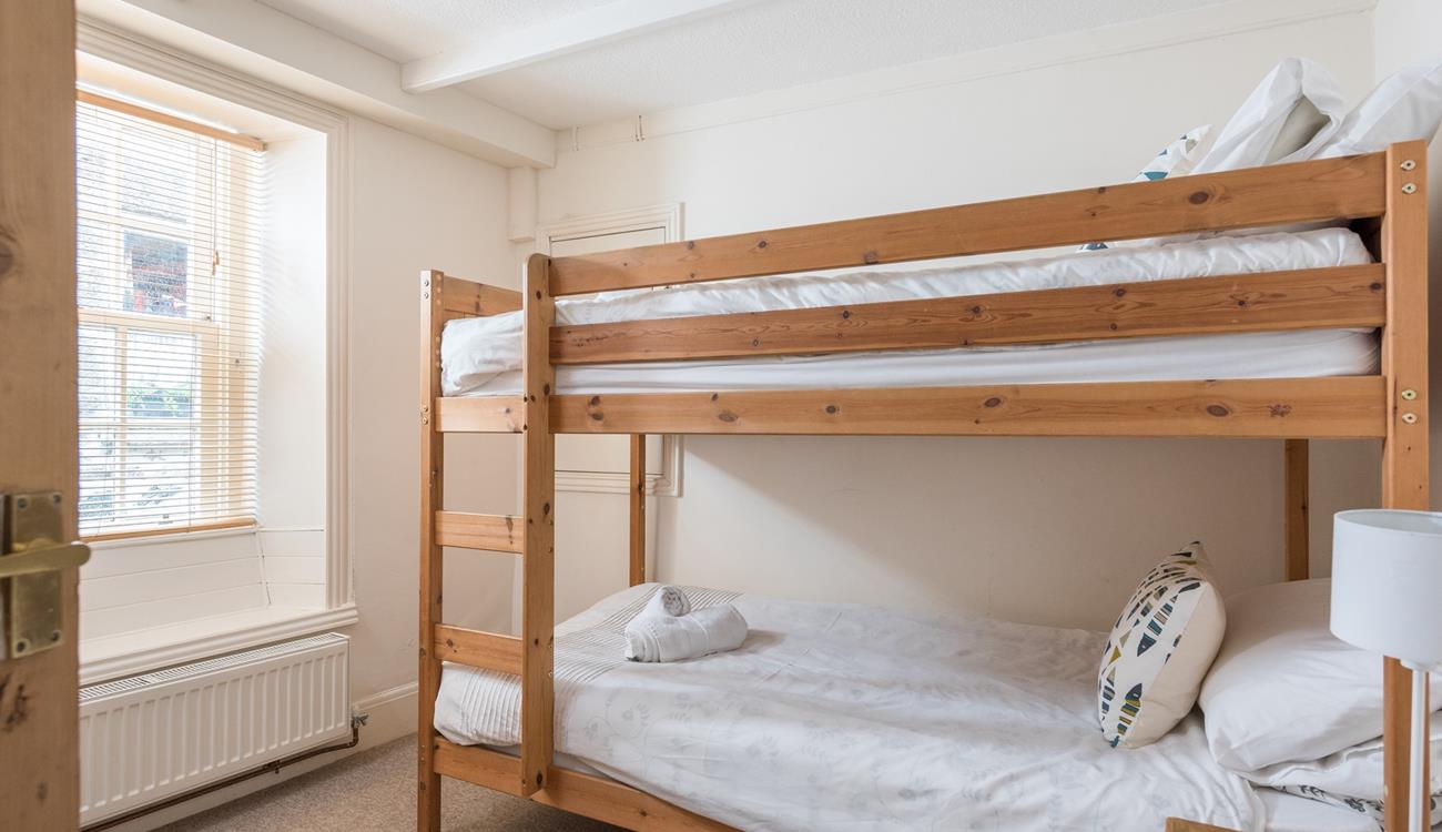 Kids will love the bunk beds.