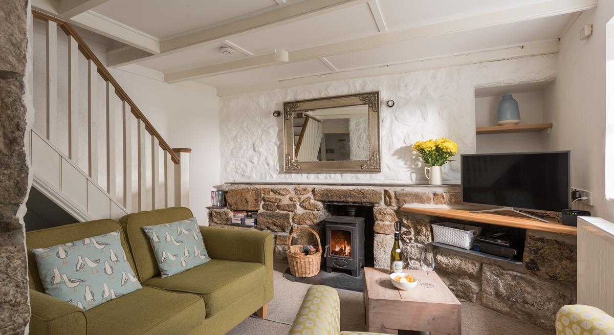 Snuggle up in the evening listening to the crackle of the woodburner.