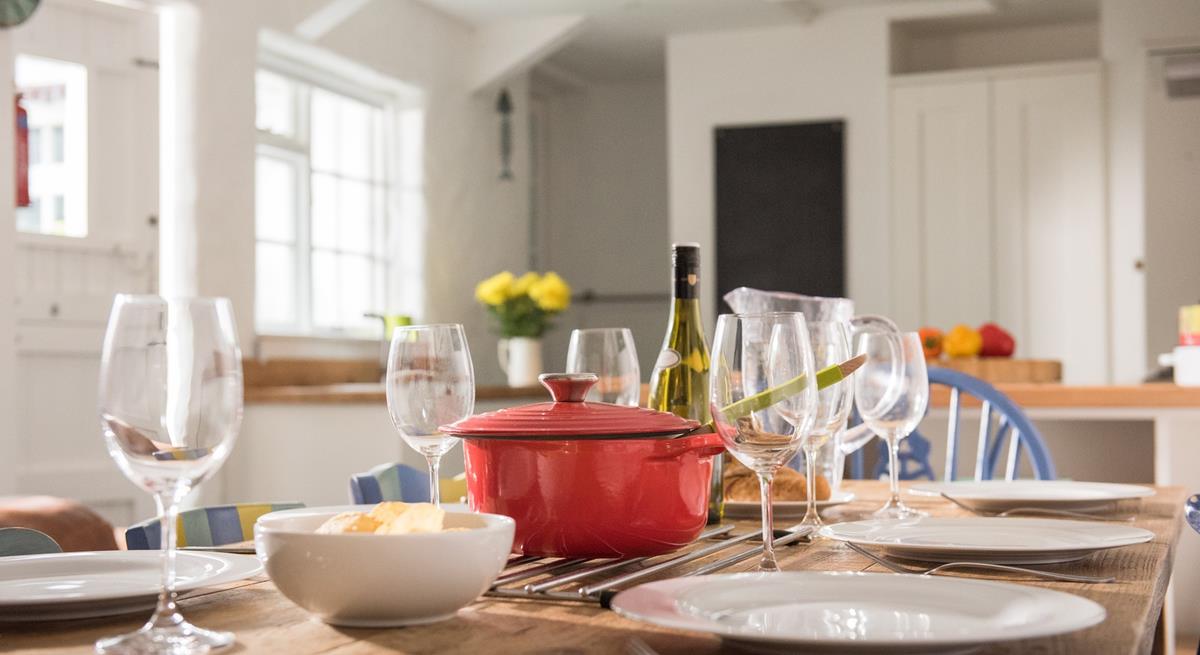 Have a dinner party after a day exploring Cornwall.