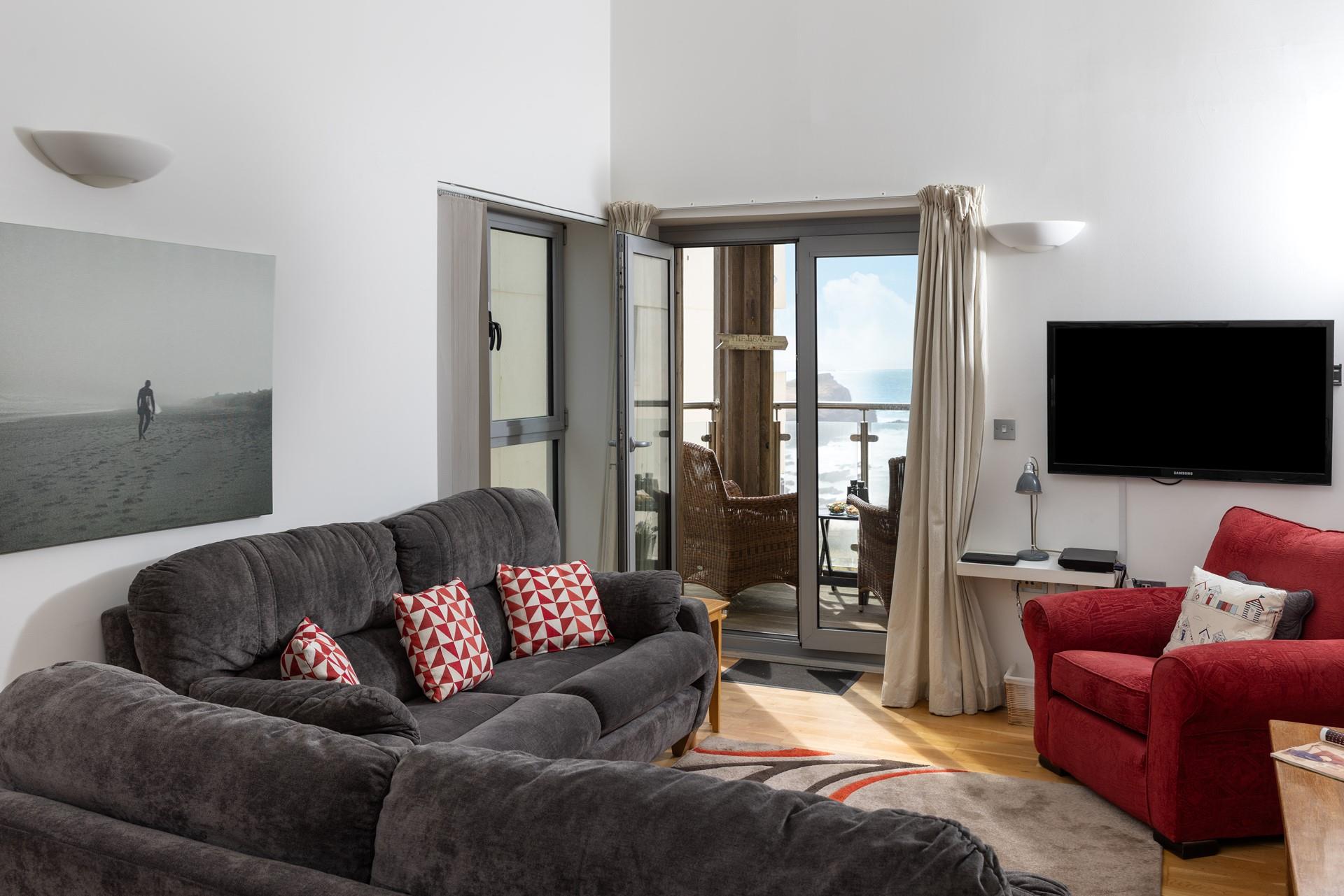 The plush sofas and cosy decor make this property feel like a real home from home.
