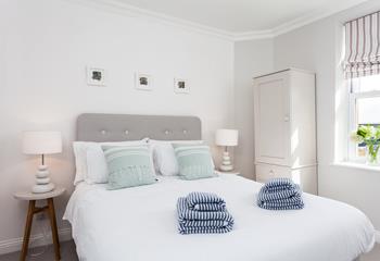 A comfortable bed promises to leave you rested and ready to see all St Ives' has to offer!