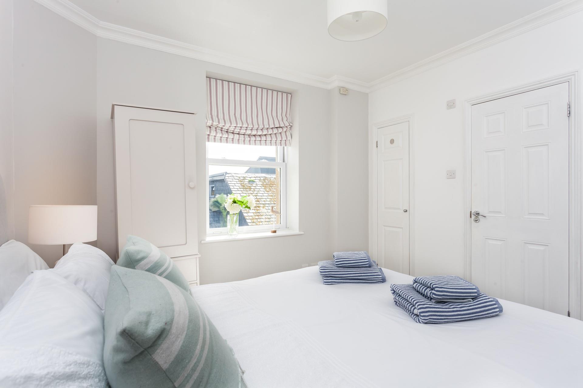 On warm summer evenings crack open the window to let in the fresh Cornish sea air.