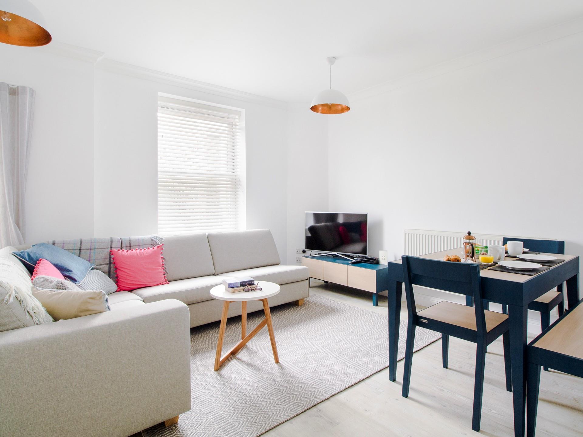 Open plan living has created a free-flowing space that provides plenty of room for everyone to come together and socialise.