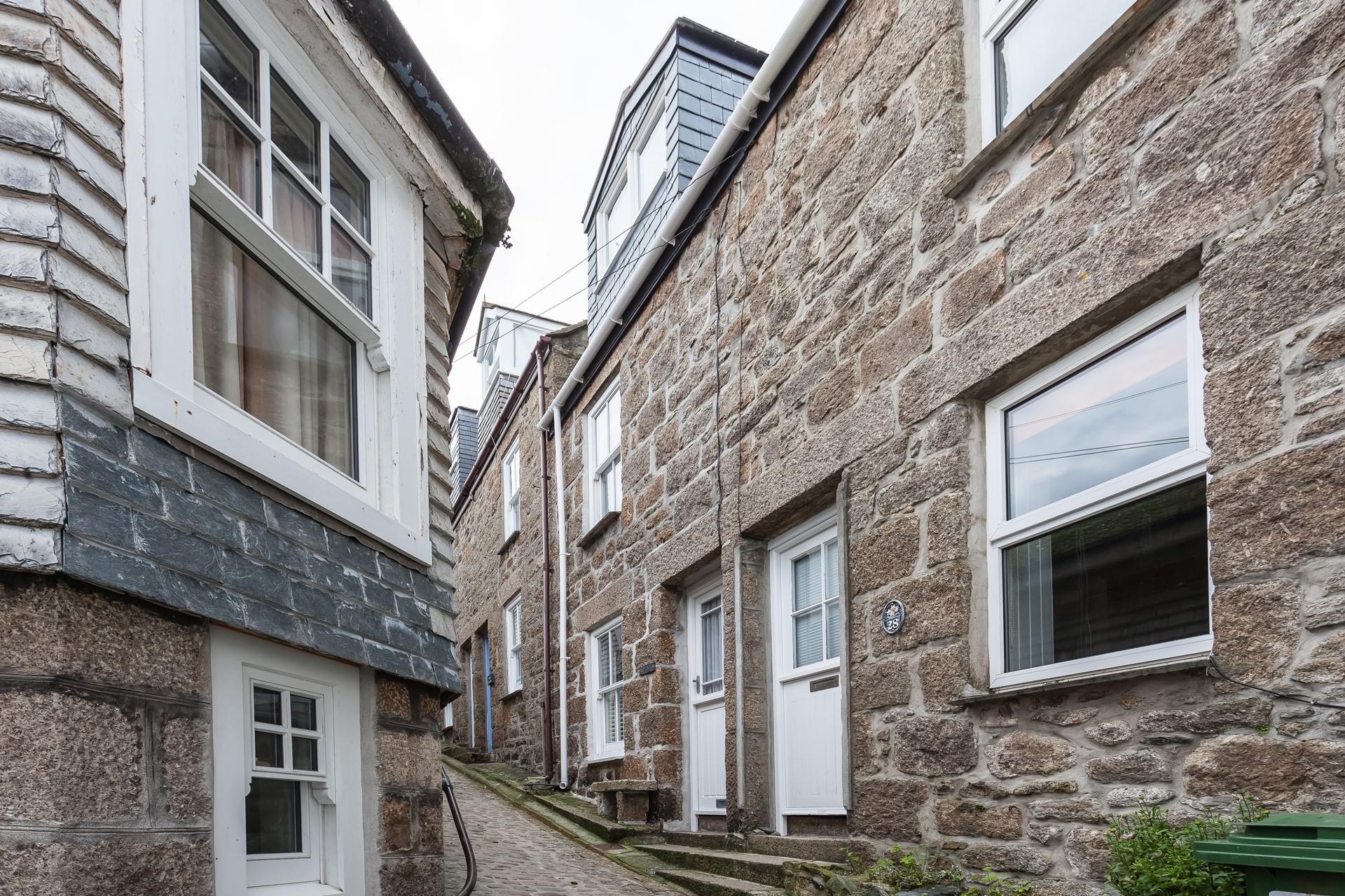 Wander the cobbled streets onto Fore Street just a few seconds away.