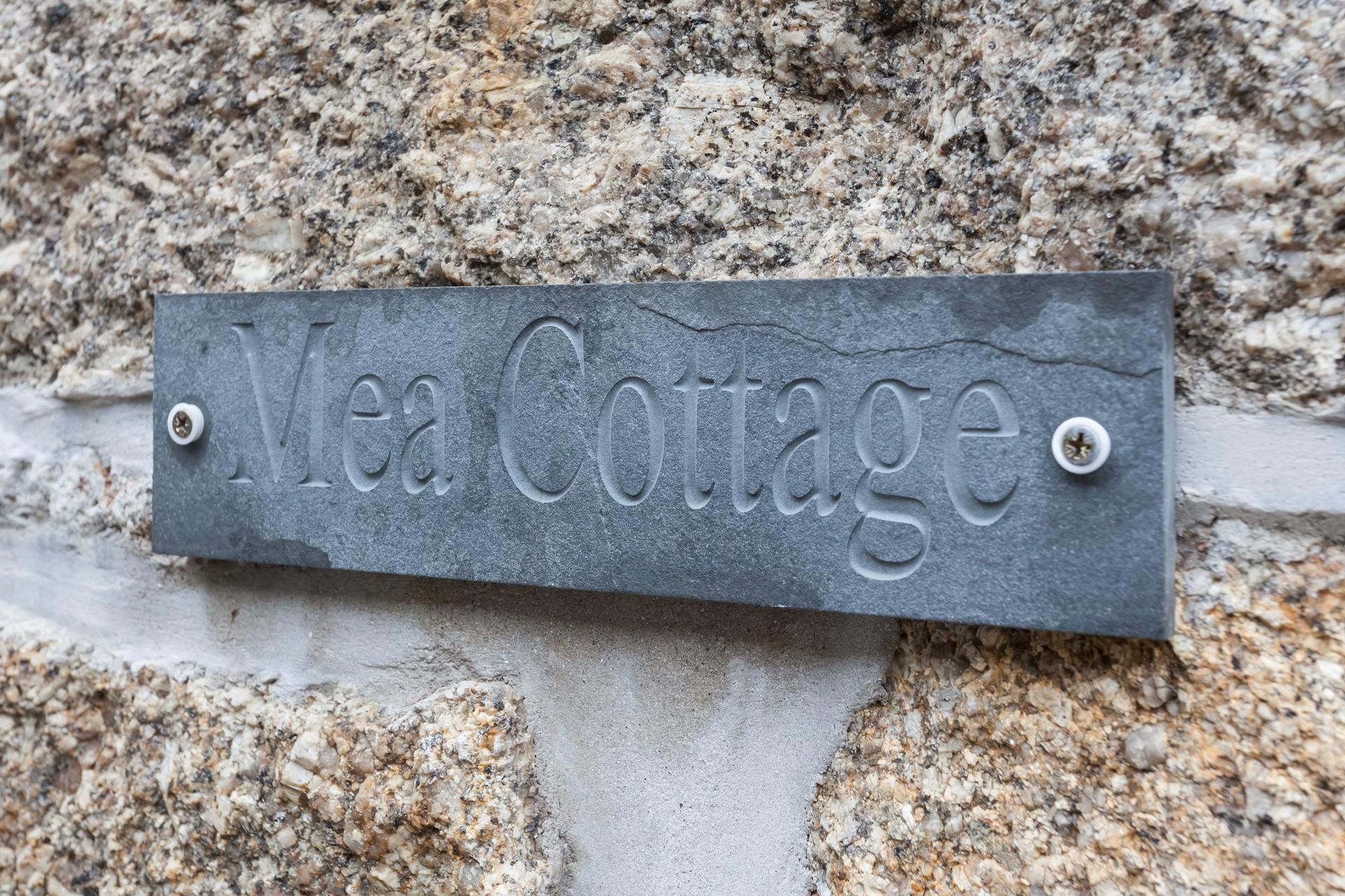 A warm welcome awaits at Mea Cottage.