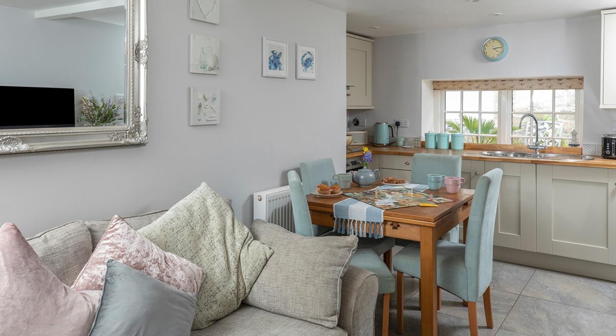 Open plan living makes the most of the space.