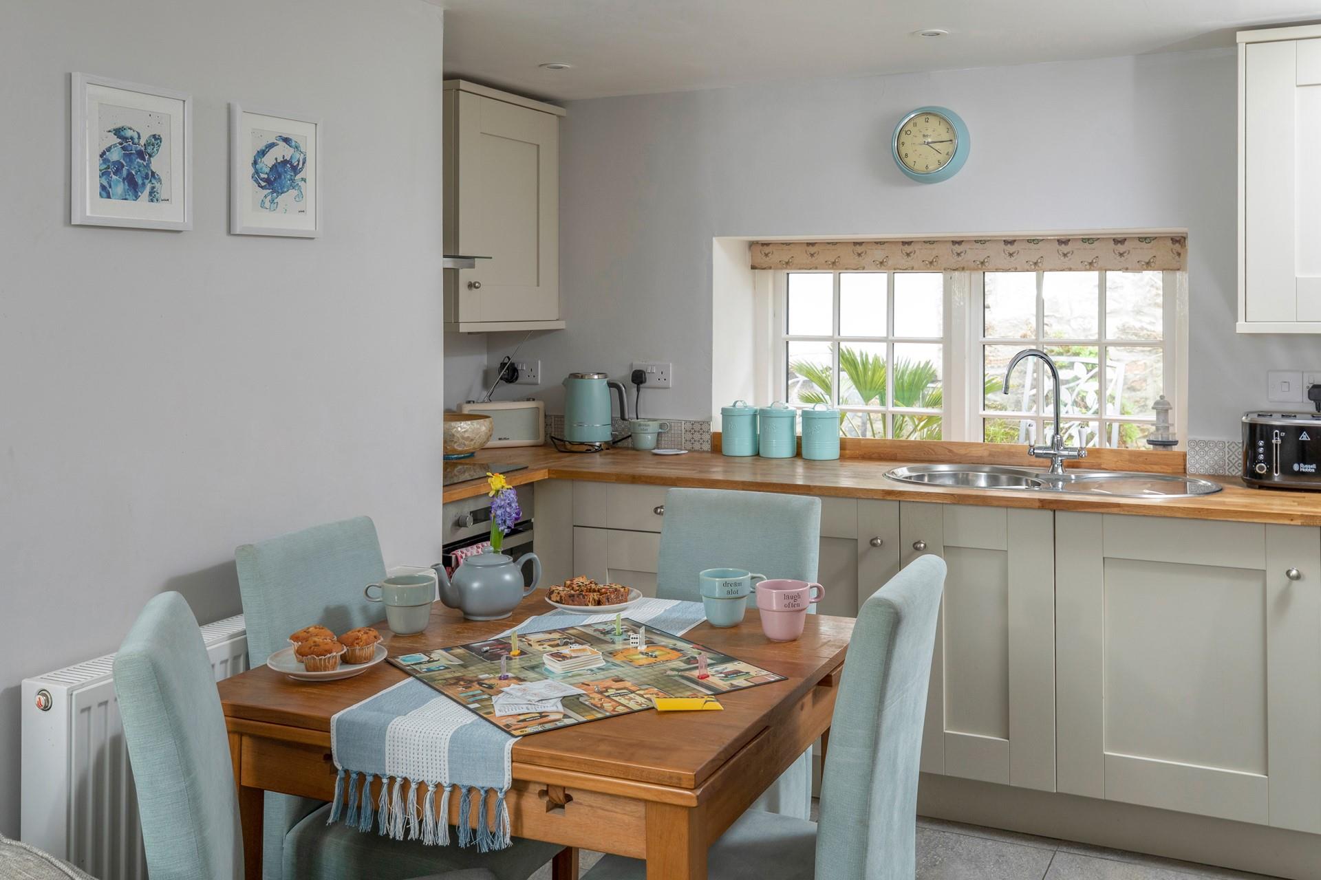 Pick up some freshly baked treats from the St Ives bakery.