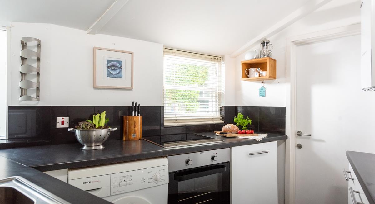 Kitchen is equipped with everything you will need to enjoy your holiday, including a washing machine, dishwasher and a Nespresso coffee machine.
