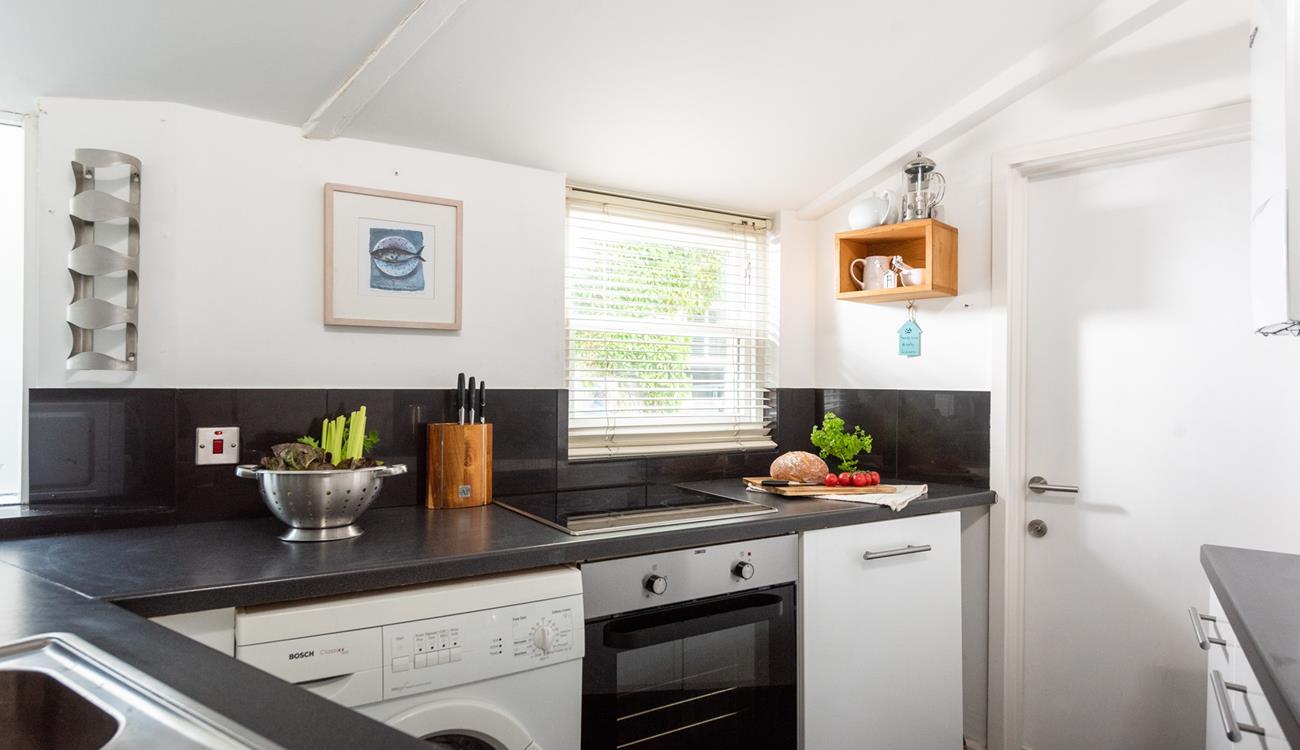 Kitchen is equipped with everything you will need to enjoy your holiday, including a washing machine, dishwasher and a Nespresso coffee machine.