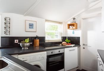 Kitchen is equipped with everything you will need to enjoy your holiday, including a washing machine, dishwasher and a Nespresso coffee machine.