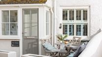 Start the day with an alfresco breakfast in the front courtyard.