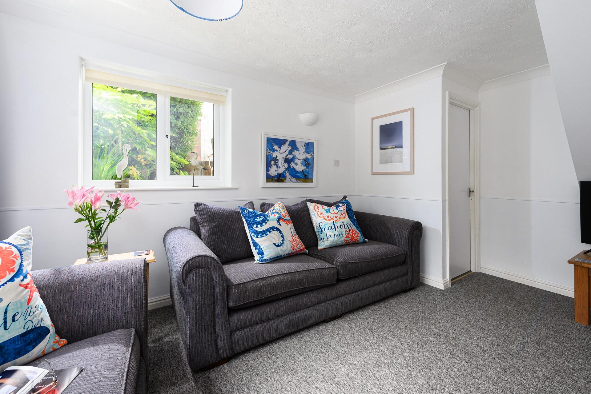 After spending an evening on the beach come back to relax with wine and nibbles.