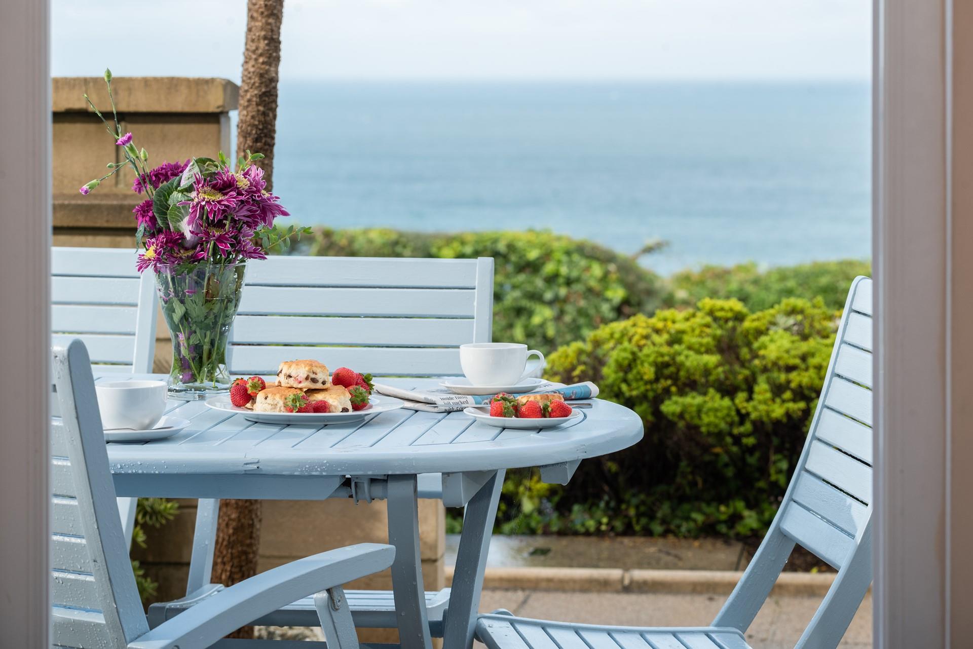 Tuck into a freshly baked scone from a local bakery with lashings of jam and cream.