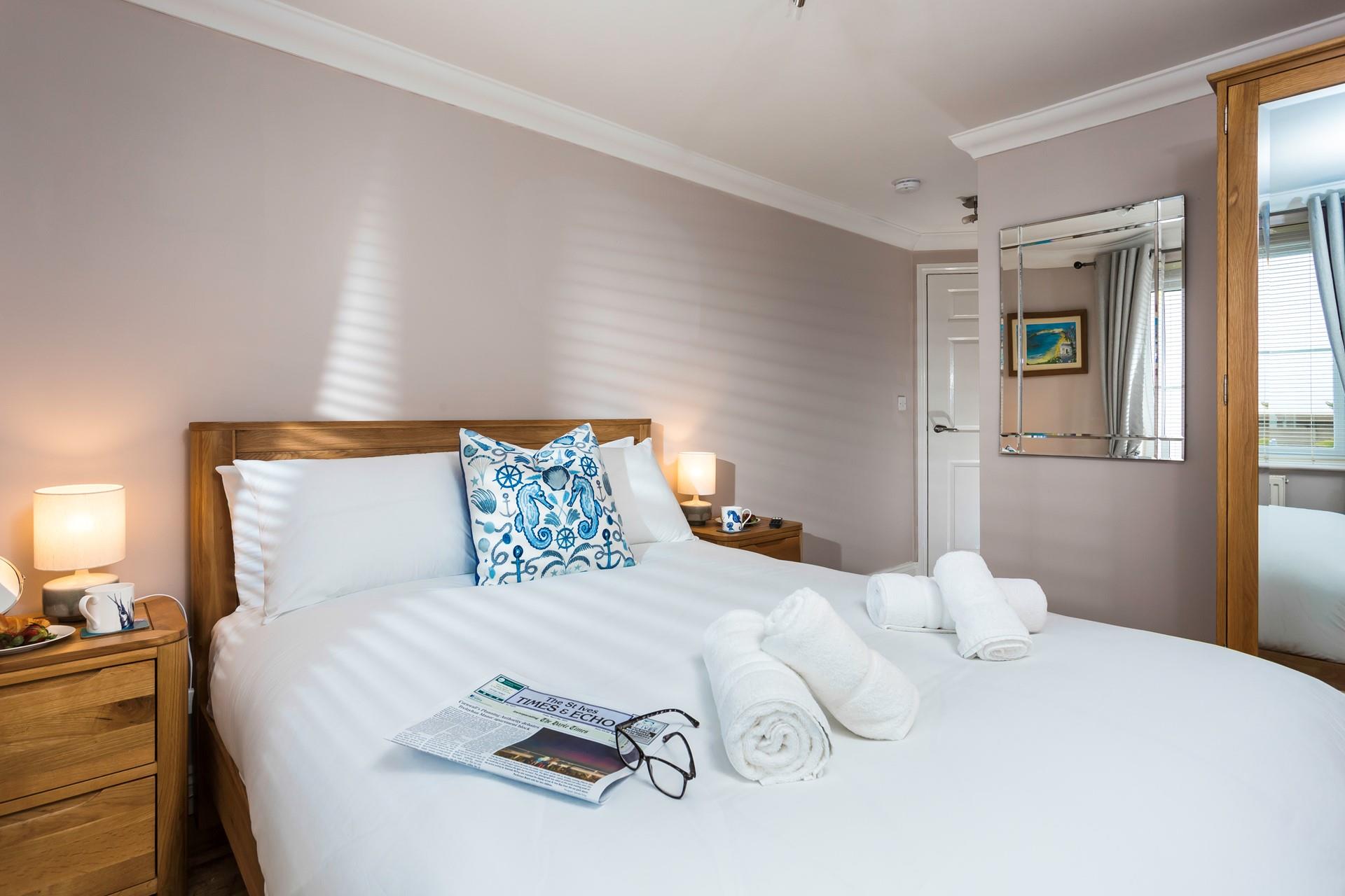 Start the day with breakfast in bed, a holiday treat!