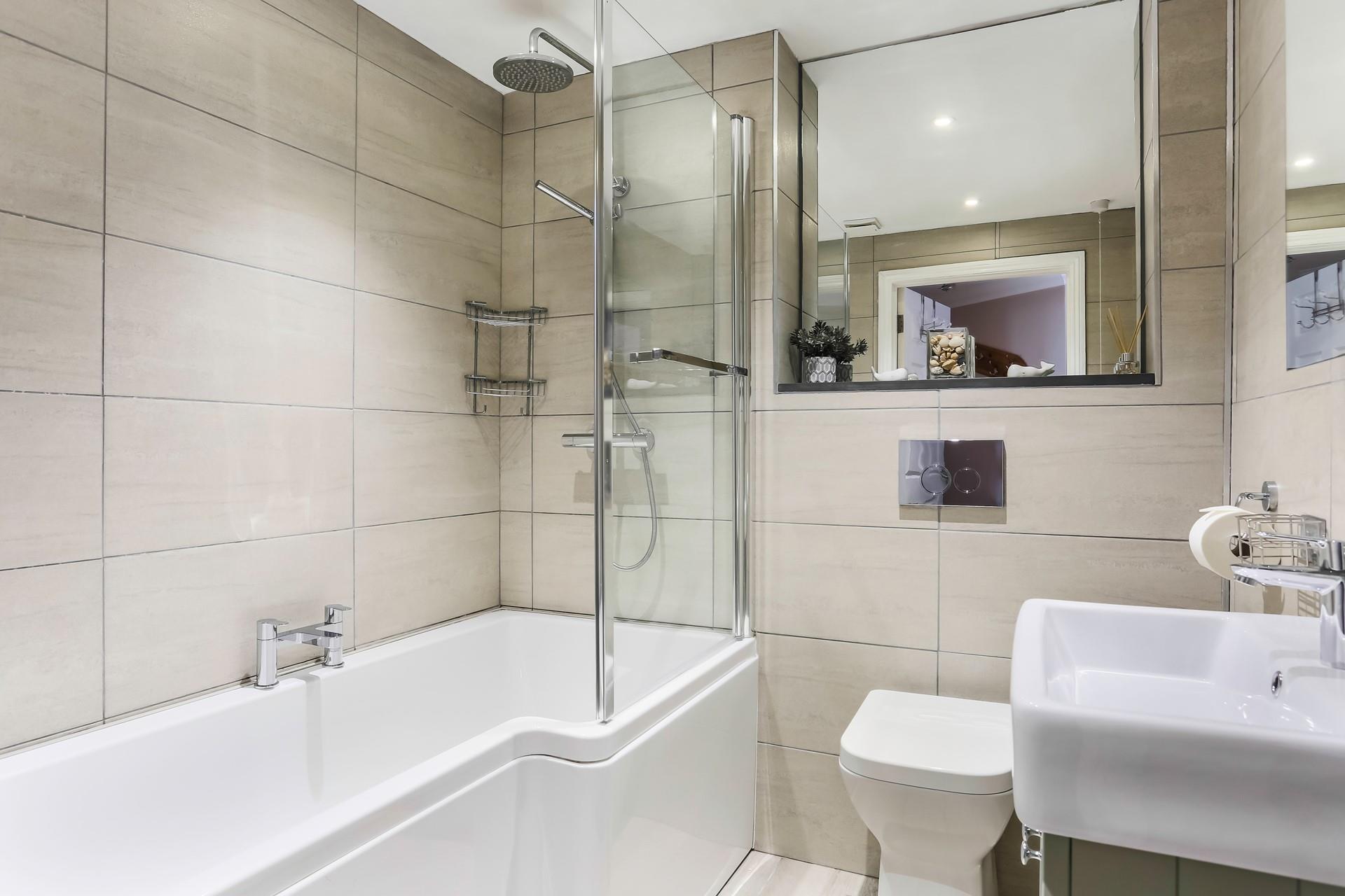 Treat yourself to a relaxing bath after a long coastal walk.