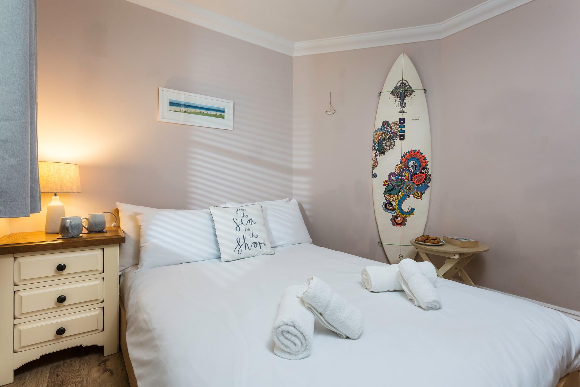 Plenty of wardrobe space is provided so you can unpack your holiday luggage and relax in your home away from home. 