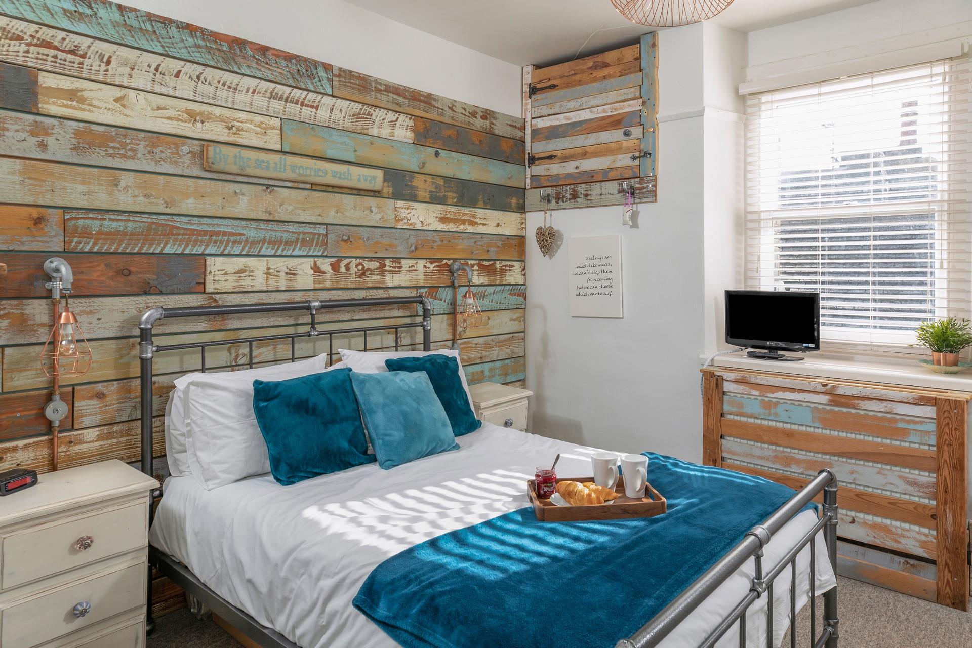 After a long day on the beach climb up to your spacious bedroom and relax.