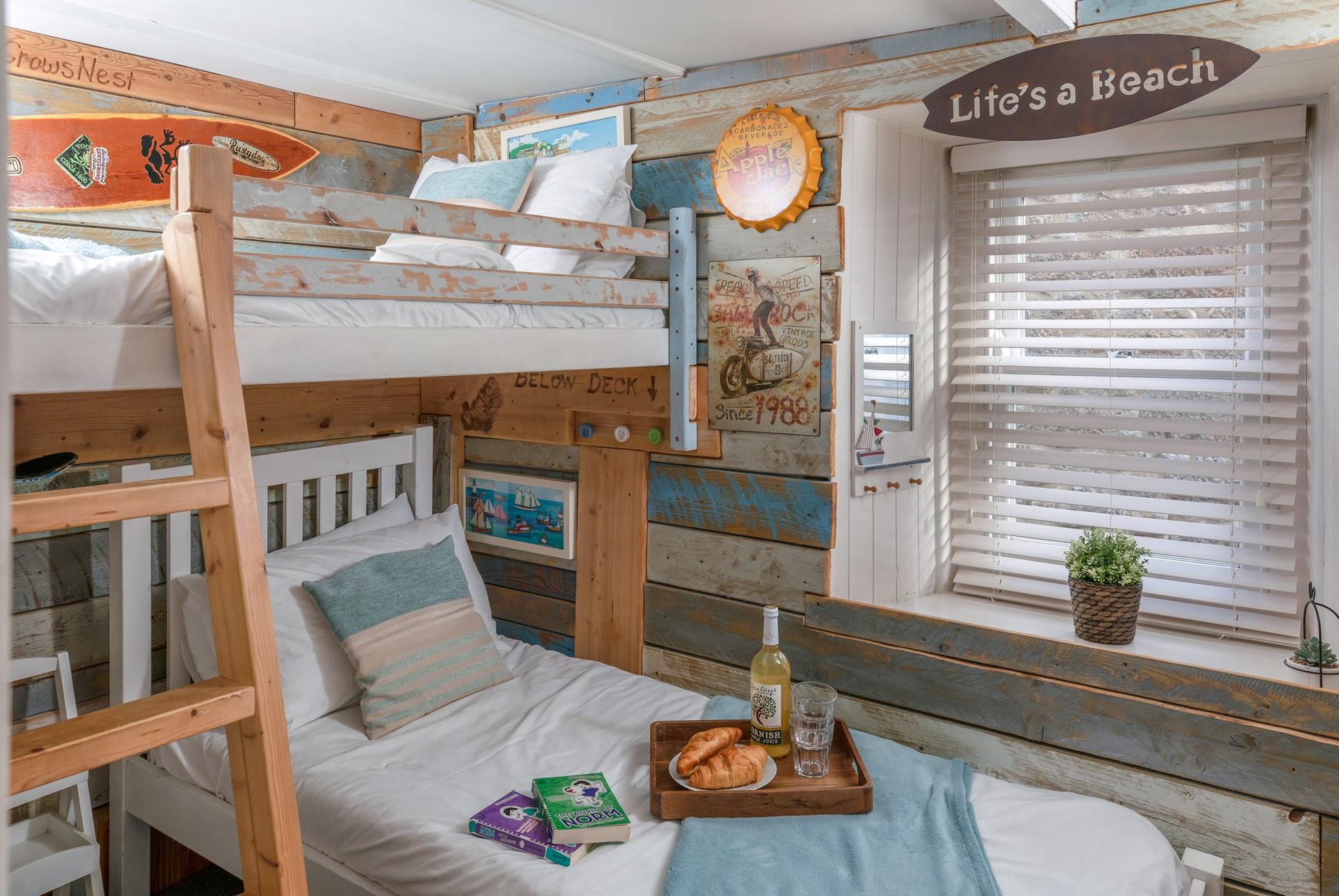 This fantastic bedroom with its clever and fun design is sure to delight children!
