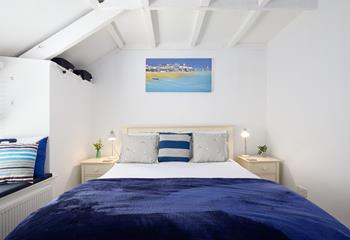 Take your first hot drink of the day back to bed and nestle down in the window seat to watch the sunrise over St Ives.