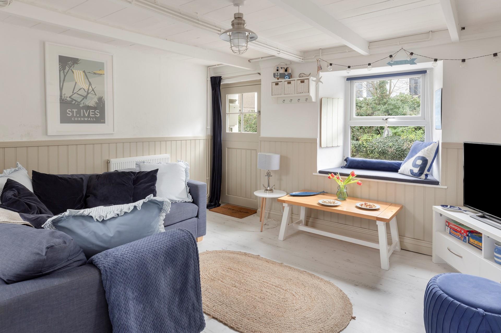 Cosy up in the window seat with a good book after a day of adventures. 