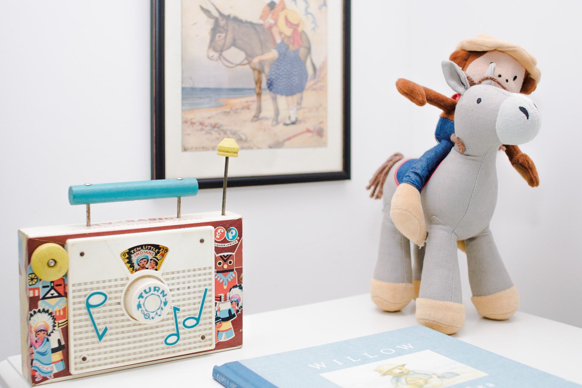 There are plenty of toys to keep younger children amused on rainy days!